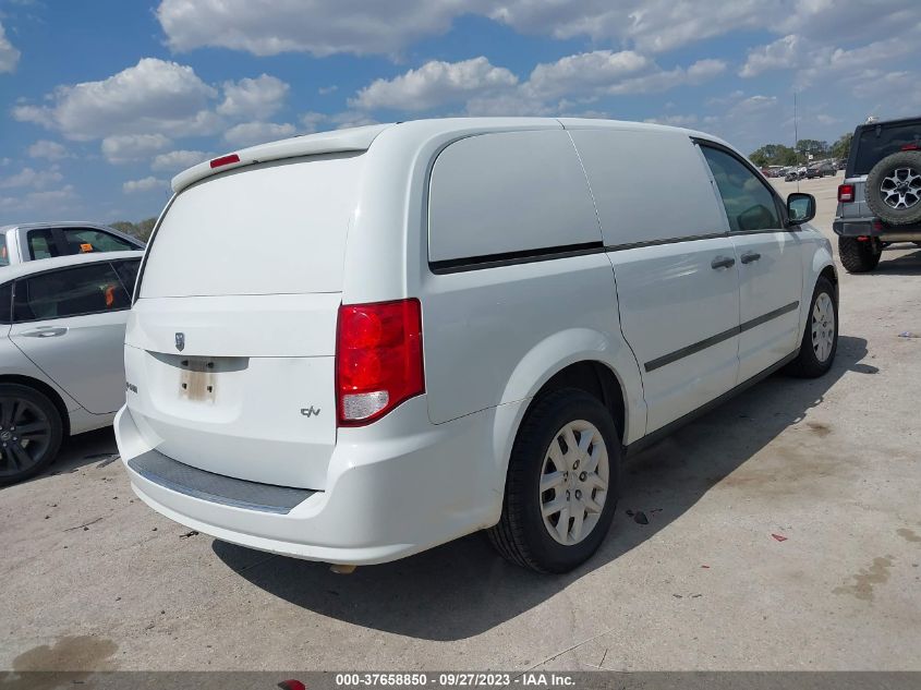 2014 RAM CARGO VAN TRADESMAN 2C4JRGAG0ER148161