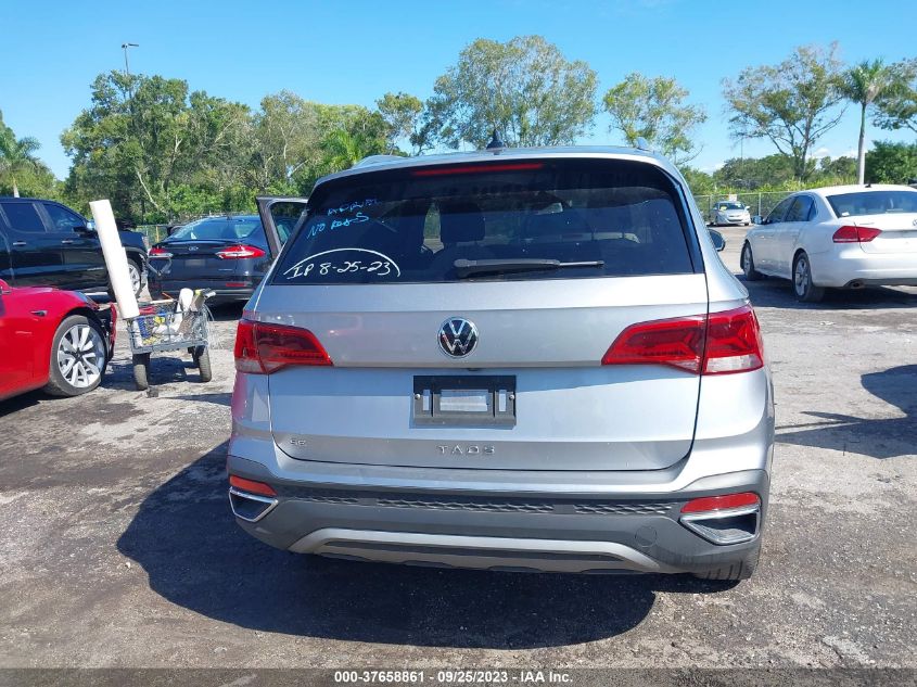 VIN 3VVRX7B22NM062631 2022 VOLKSWAGEN TAOS SE