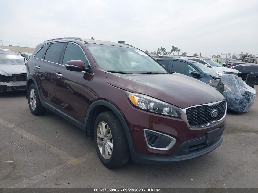 2016 KIA SORENTO LX - 5XYPG4A30GG127720