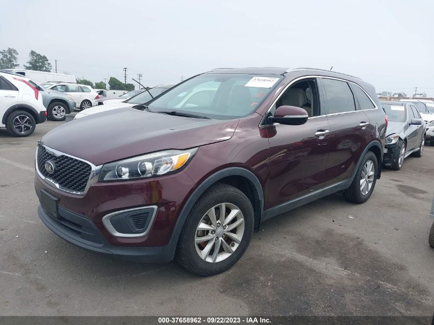 2016 KIA SORENTO LX - 5XYPG4A30GG127720