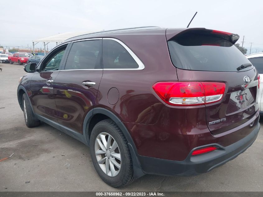 2016 KIA SORENTO LX - 5XYPG4A30GG127720