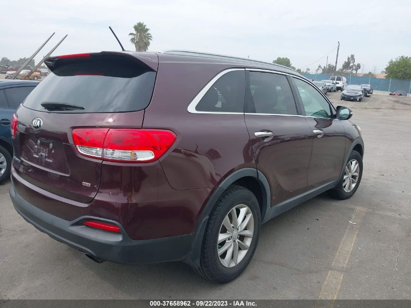 2016 KIA SORENTO LX - 5XYPG4A30GG127720