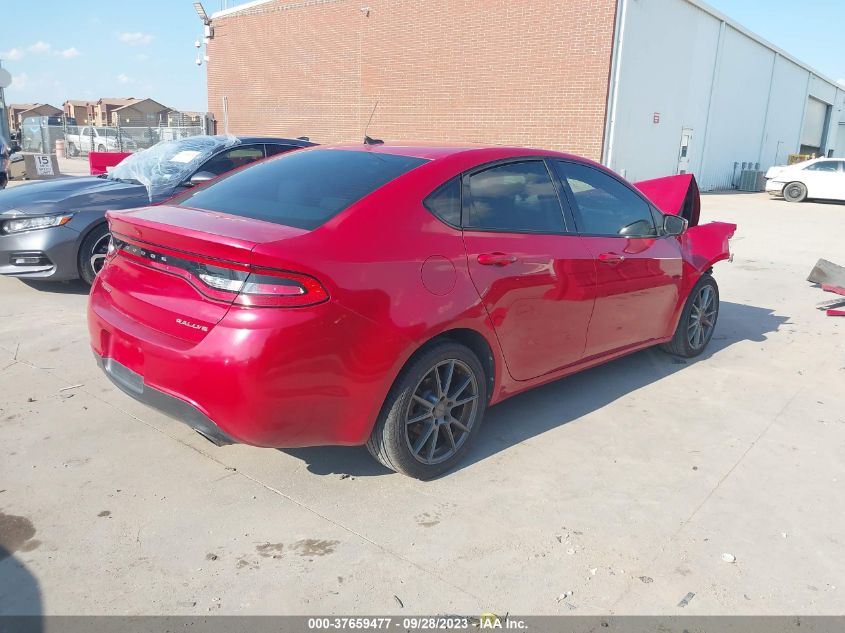 2013 DODGE DART RALLYE - 1C3CDFBH5DD648606
