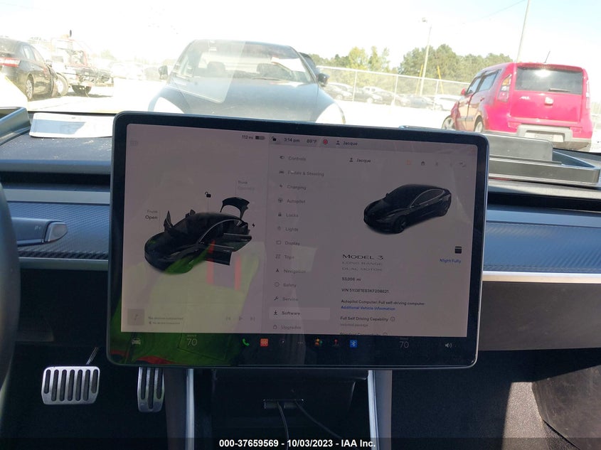 VIN 5YJ3E1EB3KF208621 2019 TESLA MODEL 3 LONG RANGE/PERFORMANCE