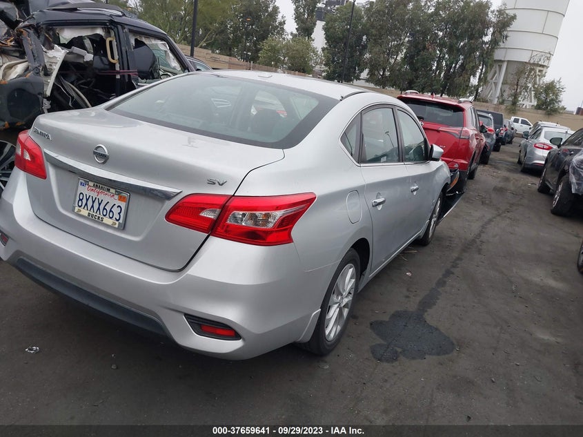 VIN 3N1AB7AP2KL604290 2019 NISSAN SENTRA SV