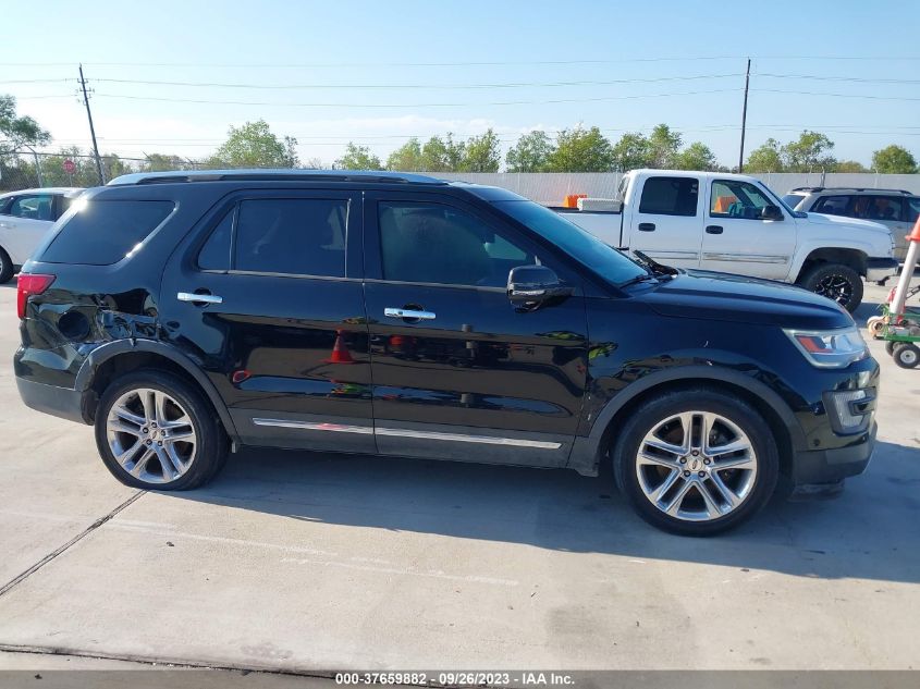 2017 FORD EXPLORER LIMITED - 1FM5K7FH3HGB66355