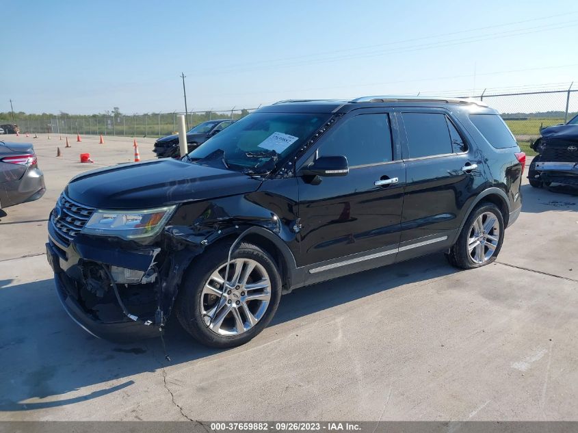 2017 FORD EXPLORER LIMITED - 1FM5K7FH3HGB66355