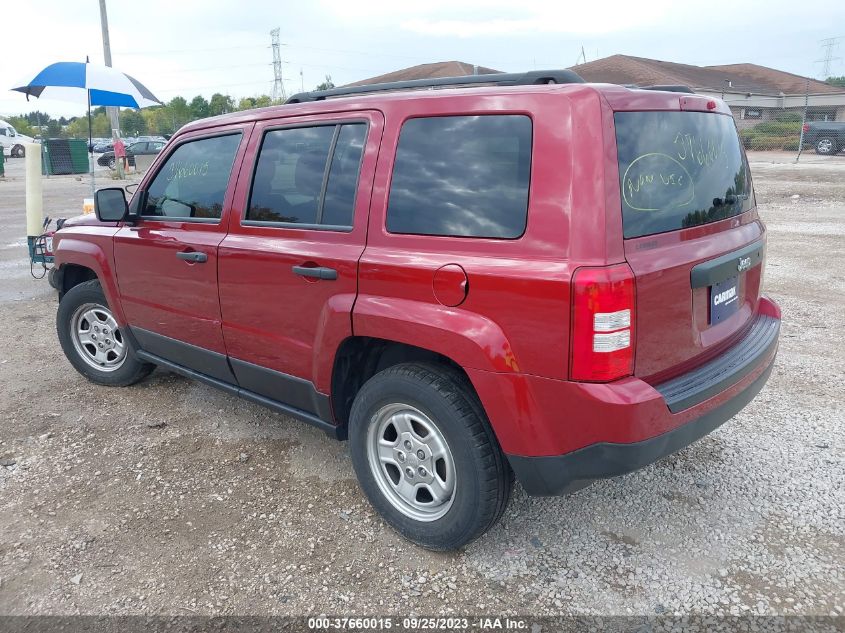 2016 JEEP PATRIOT SPORT - 1C4NJPBA4GD706084