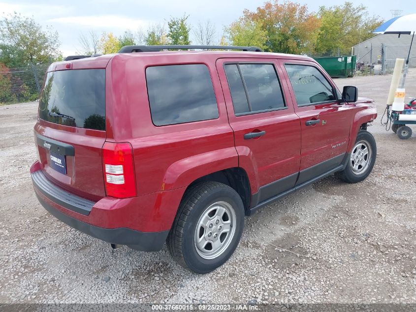 2016 JEEP PATRIOT SPORT - 1C4NJPBA4GD706084