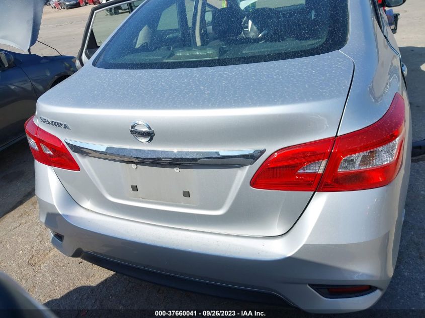 2016 NISSAN SENTRA S - 3N1AB7AP8GY301587