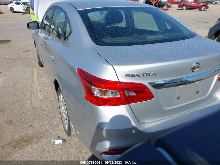 2016 NISSAN SENTRA S - 3N1AB7AP8GY301587