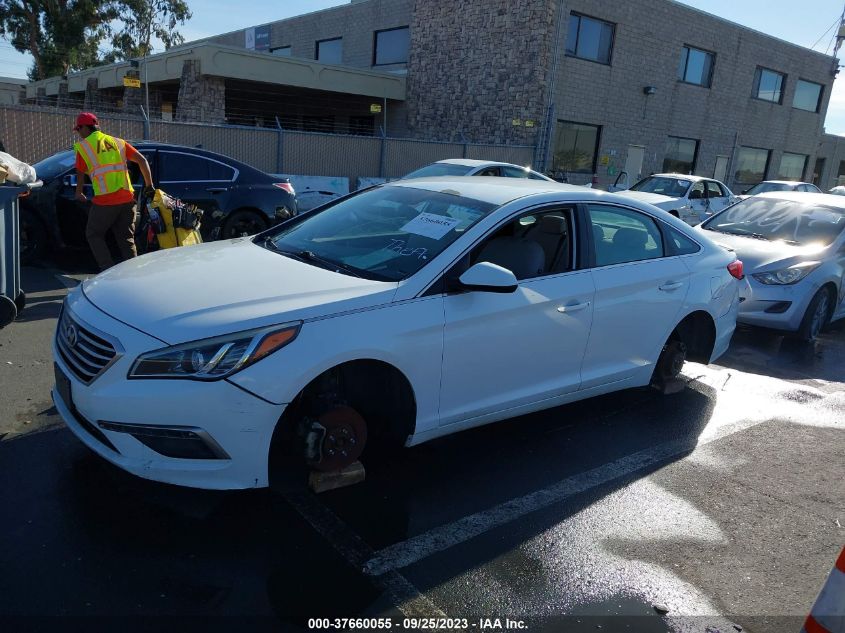 2015 HYUNDAI SONATA 2.4L SE - 5NPE24AF8FH169043