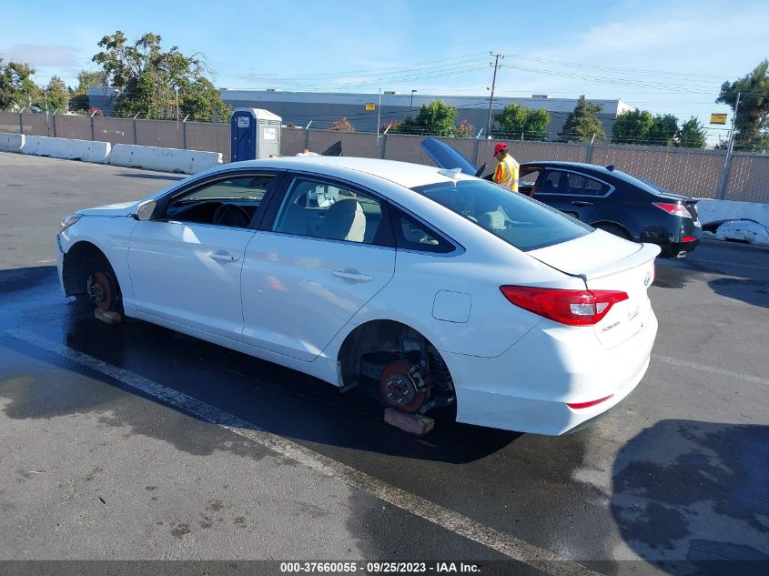 2015 HYUNDAI SONATA 2.4L SE - 5NPE24AF8FH169043