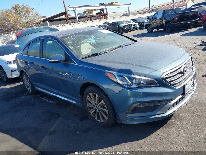 2015 HYUNDAI SONATA 2.4L SPORT - 5NPE34AFXFH165041