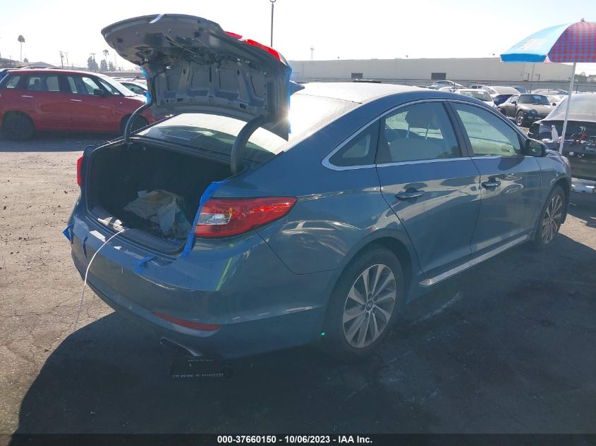 2015 HYUNDAI SONATA 2.4L SPORT - 5NPE34AFXFH165041