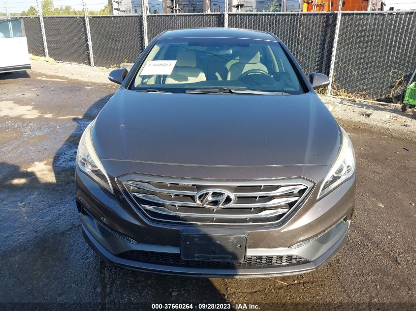 2015 HYUNDAI SONATA 2.4L SPORT - 5NPE34AF9FH087061