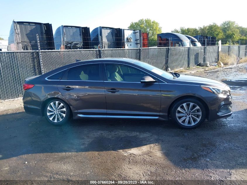 2015 HYUNDAI SONATA 2.4L SPORT - 5NPE34AF9FH087061