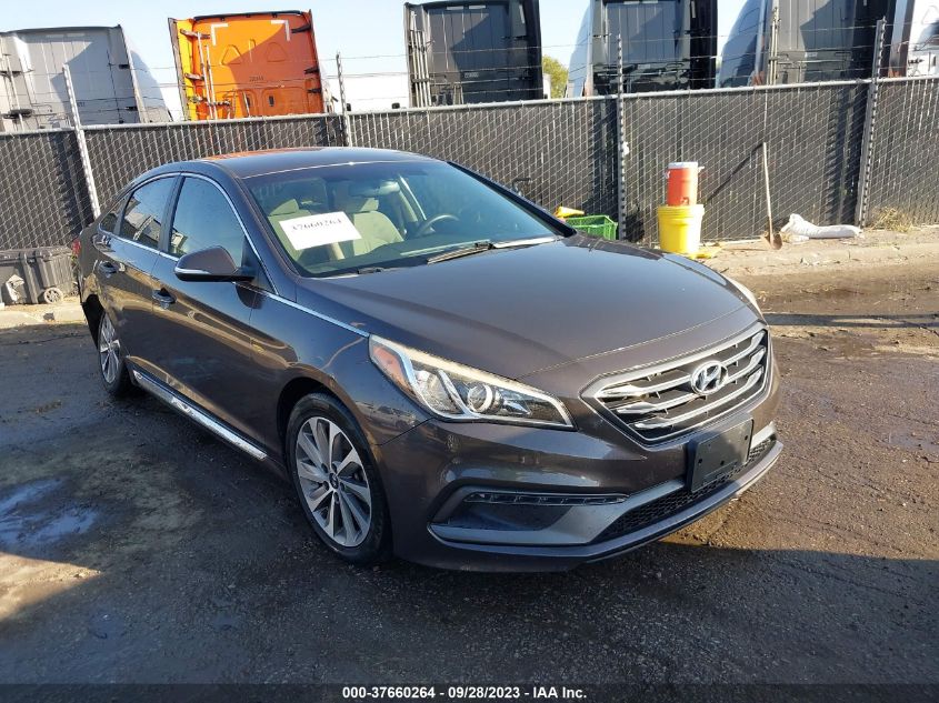 2015 HYUNDAI SONATA 2.4L SPORT - 5NPE34AF9FH087061