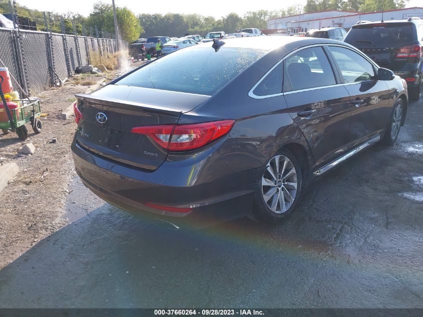 2015 HYUNDAI SONATA 2.4L SPORT - 5NPE34AF9FH087061