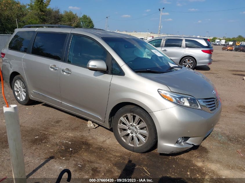 2015 TOYOTA SIENNA XLE/XLE AAS/LTD - 5TDYK3DC4FS576974