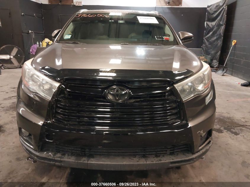 2016 TOYOTA HIGHLANDER XLE - 5TDJKRFH3GS272016