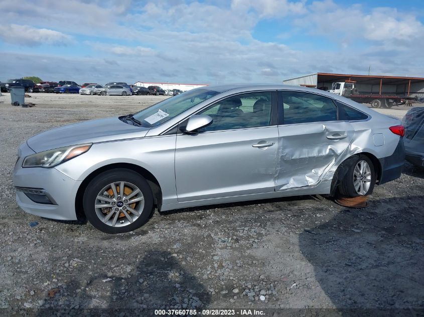 2015 HYUNDAI SONATA 2.4L SE - 5NPE24AF7FH124577