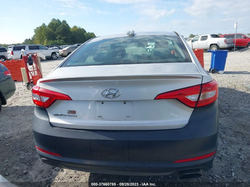 2015 HYUNDAI SONATA 2.4L SE - 5NPE24AF7FH124577