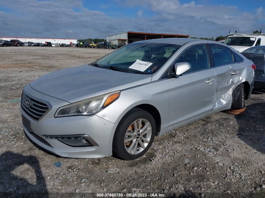 2015 HYUNDAI SONATA 2.4L SE - 5NPE24AF7FH124577