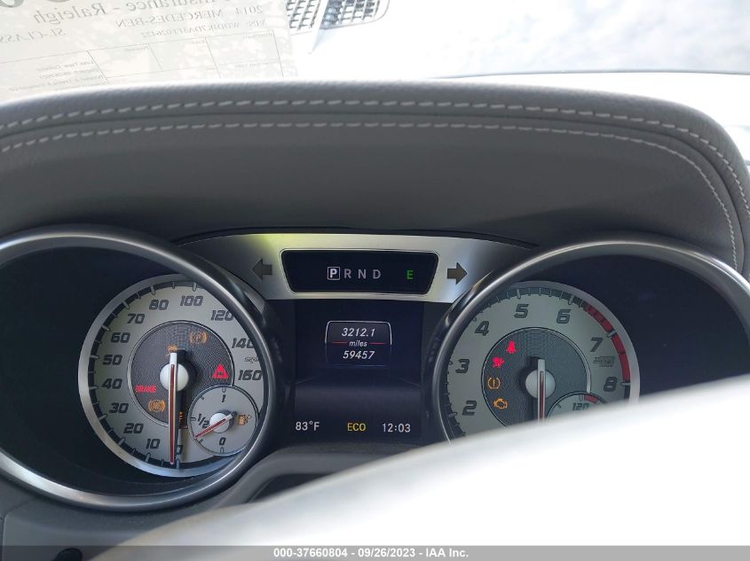 2014 MERCEDES-BENZ SL 550 WDDJK7DA5EF026422