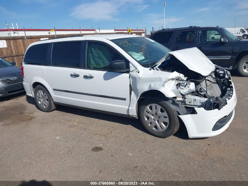 2016 DODGE GRAND CARAVAN AMERICAN VALUE PKG - 2C4RDGBG3GR372608