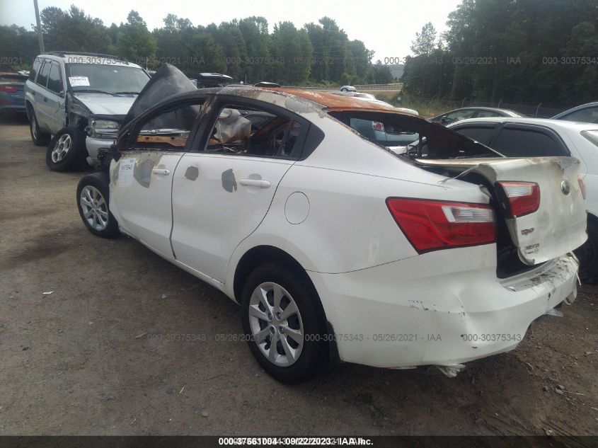 2016 KIA RIO LX KNADM4A37G6591583