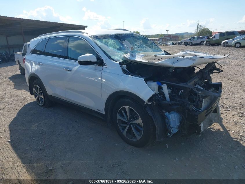 5XYPHDA53KG507299 KIA SORENTO EX V6 2019