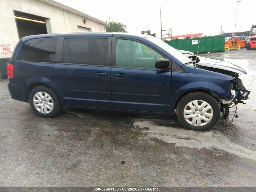 2017 DODGE GRAND CARAVAN SE - 2C4RDGBG1HR781854
