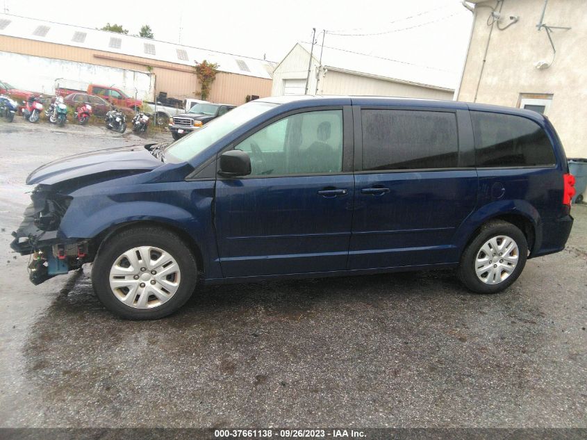 2017 DODGE GRAND CARAVAN SE - 2C4RDGBG1HR781854
