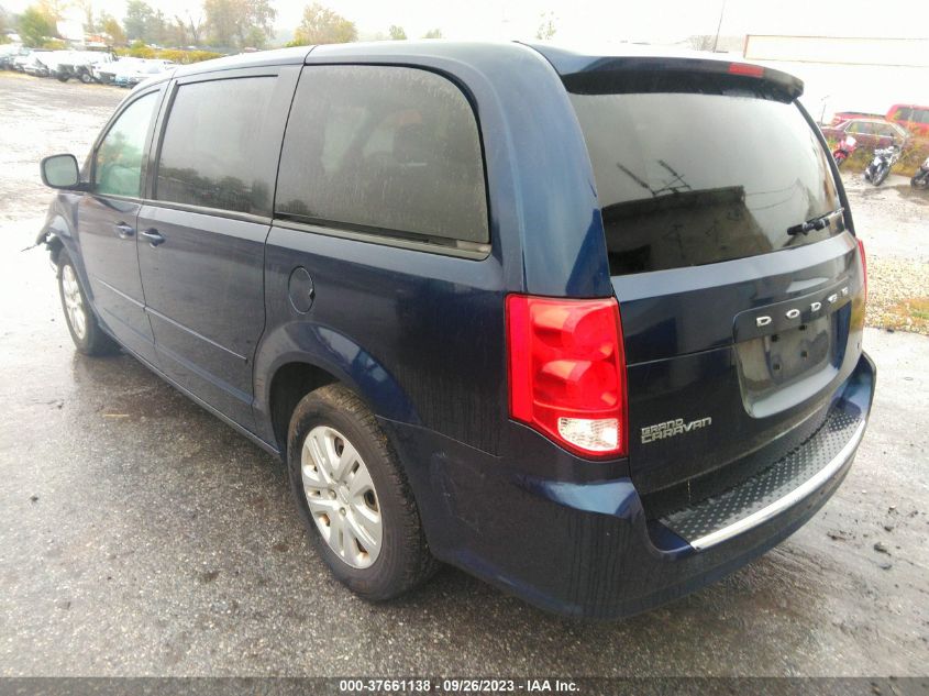 2017 DODGE GRAND CARAVAN SE - 2C4RDGBG1HR781854