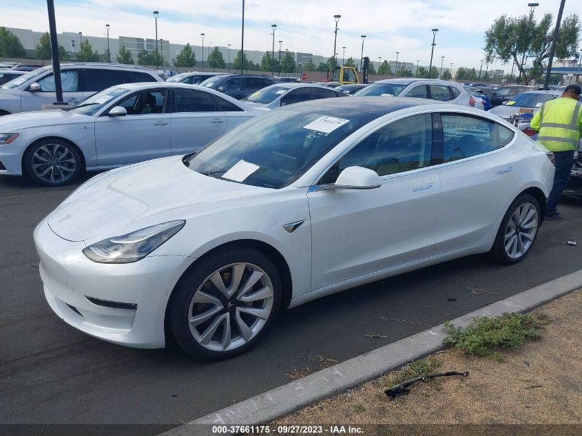 2018 TESLA MODEL 3 RANGE BATTERY - 5YJ3E1EA6JF108857