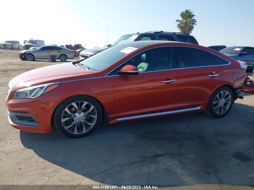 2015 HYUNDAI SONATA 2.0T LIMITED - 5NPE34AB9FH189487