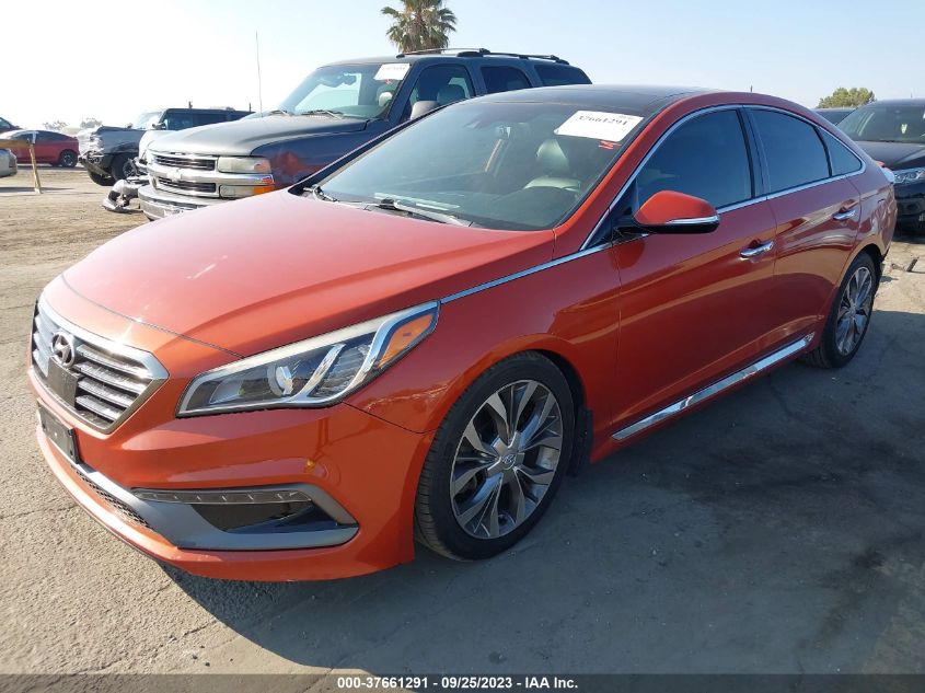 2015 HYUNDAI SONATA 2.0T LIMITED - 5NPE34AB9FH189487