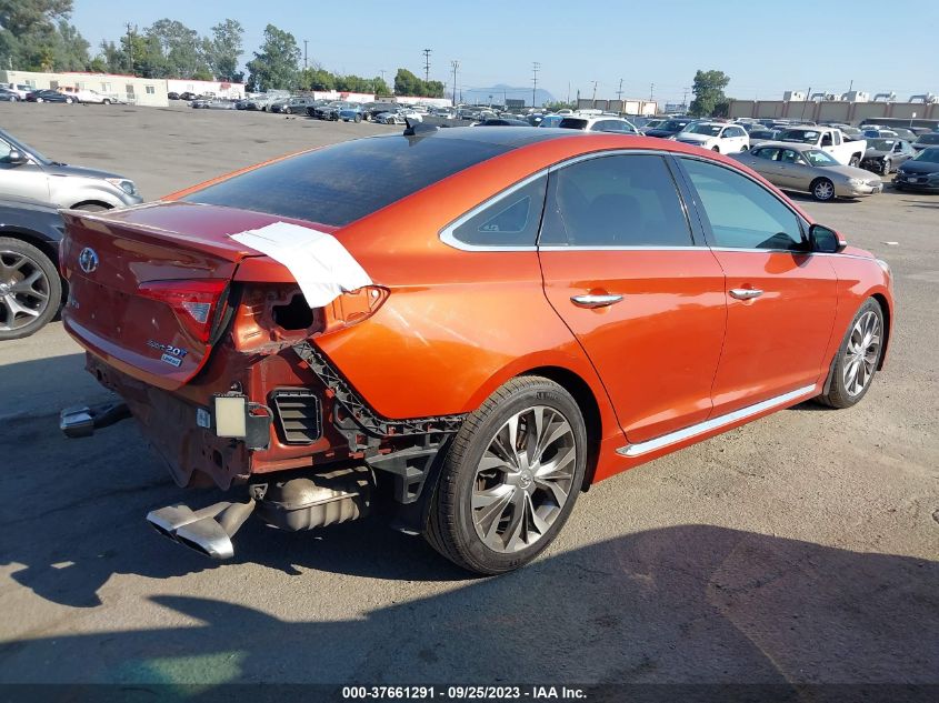 2015 HYUNDAI SONATA 2.0T LIMITED - 5NPE34AB9FH189487