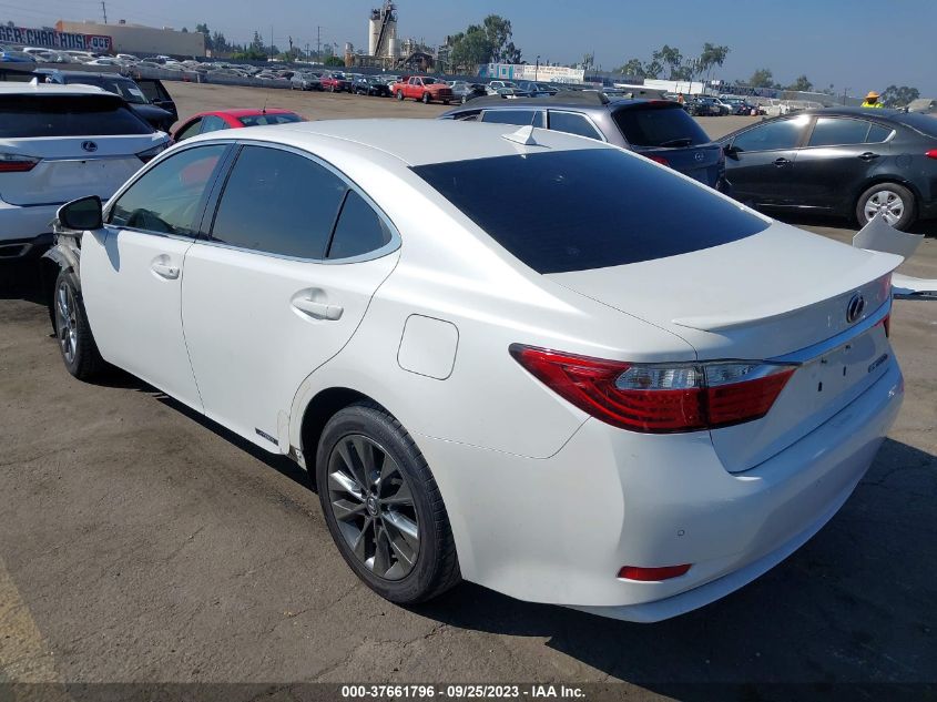 2013 LEXUS ES 300H HYBRID - JTHBW1GG8D2031182