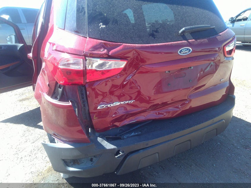 VIN MAJ3S2GE0MC445501 2021 FORD ECOSPORT SE
