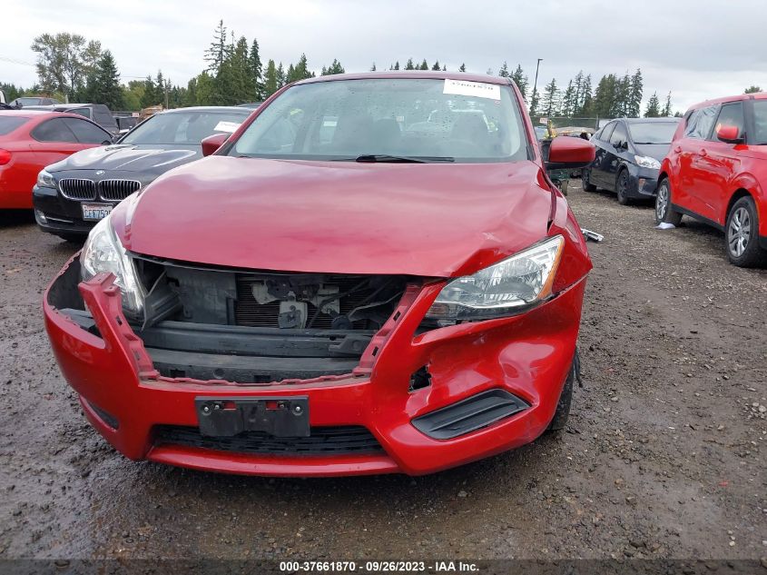 2014 NISSAN SENTRA S/FE+ S/SV/FE+ SV/SR/SL - 3N1AB7AP6EL648507