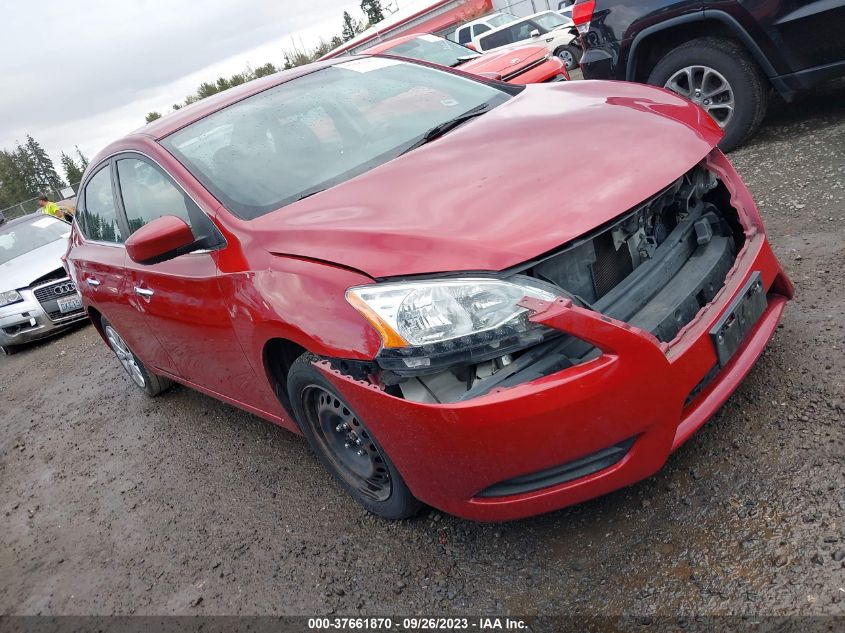 2014 NISSAN SENTRA S/FE+ S/SV/FE+ SV/SR/SL - 3N1AB7AP6EL648507