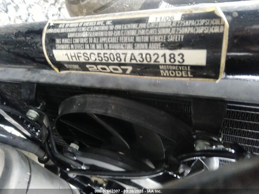 2007 HONDA VTX1300 C 1HFSC55087A302183