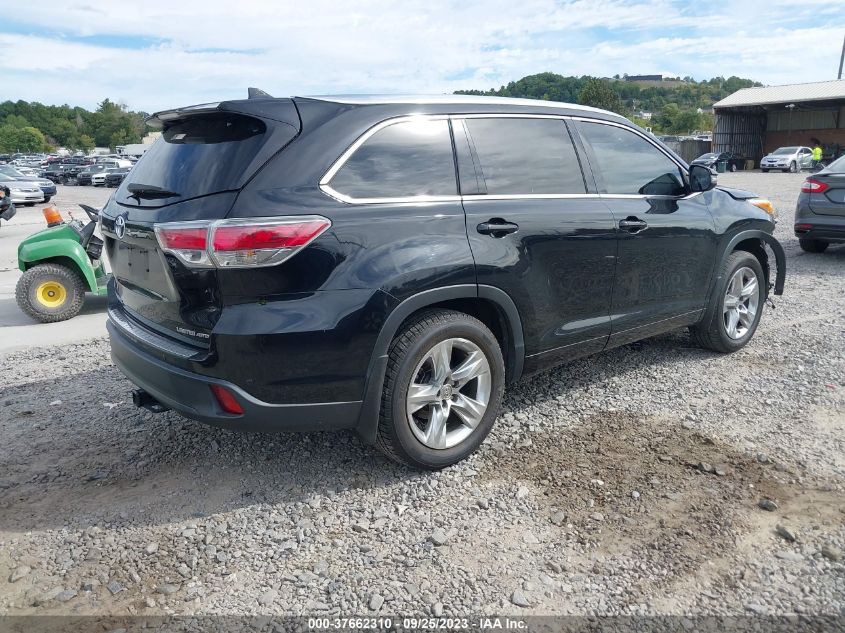 2015 TOYOTA HIGHLANDER LIMITED - 5TDDKRFH4FS170803