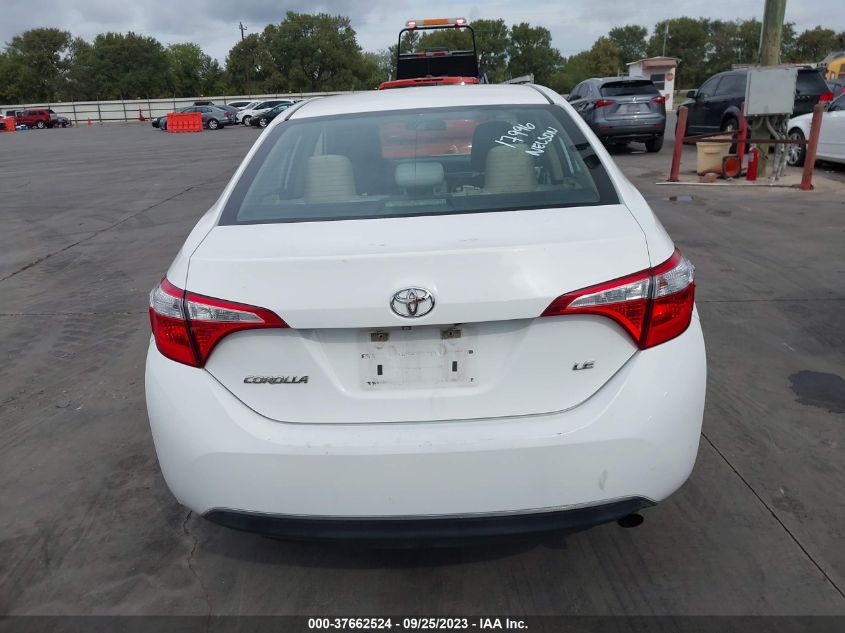 2015 TOYOTA COROLLA L/LE/S/S PLUS/LE PLUS - 5YFBURHE5FP247496