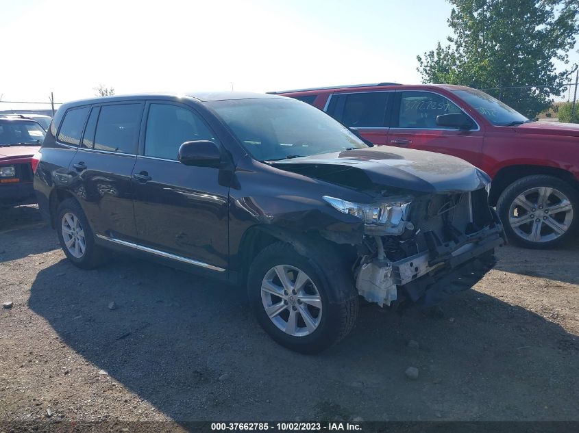 2013 TOYOTA HIGHLANDER - 5TDBK3EH0DS264227