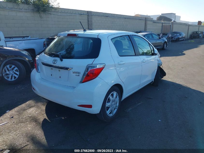 2014 TOYOTA YARIS L/LE - VNKKTUD37EA012134