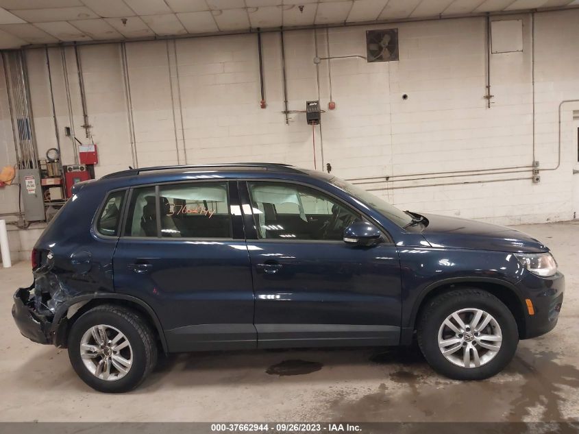 2016 VOLKSWAGEN TIGUAN S - WVGBV7AX9GW603854