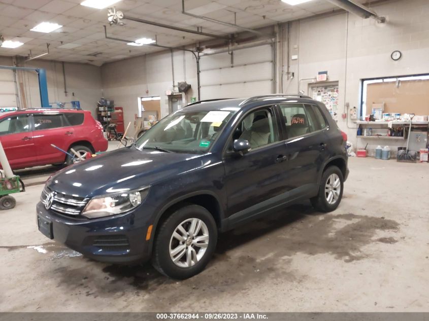 2016 VOLKSWAGEN TIGUAN S - WVGBV7AX9GW603854